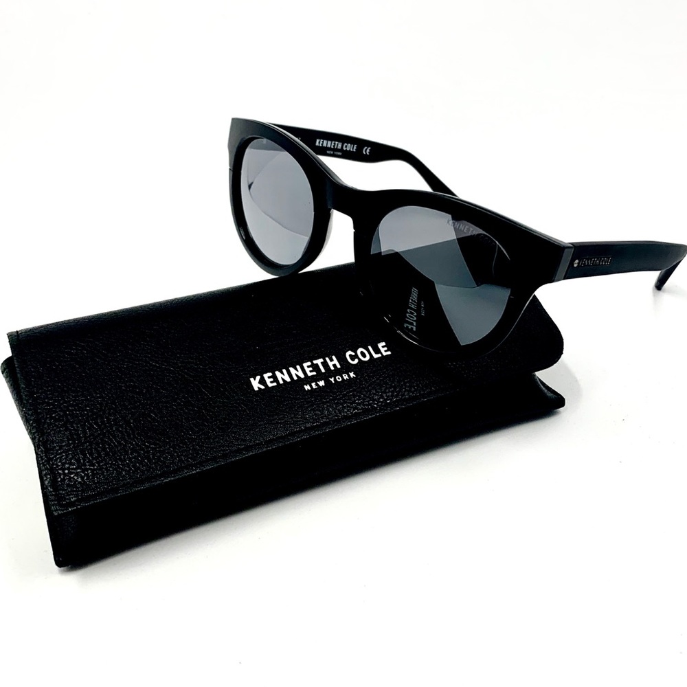 KENNETH COLE NEW YORK SUNGLASSES BNWT ALL BLACK